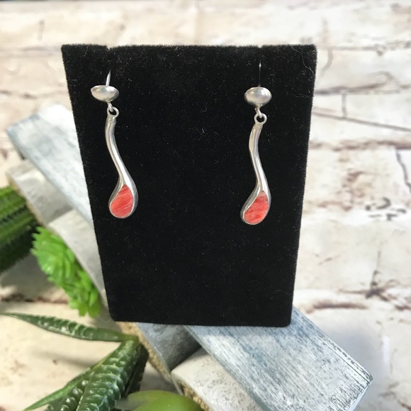 Sterling Silver Drop Earrings - Picture 6 of 8